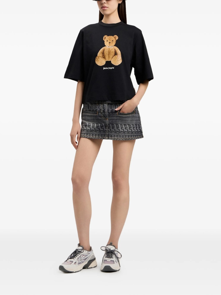 Tricou Palm Angels Bear negru - Img 2