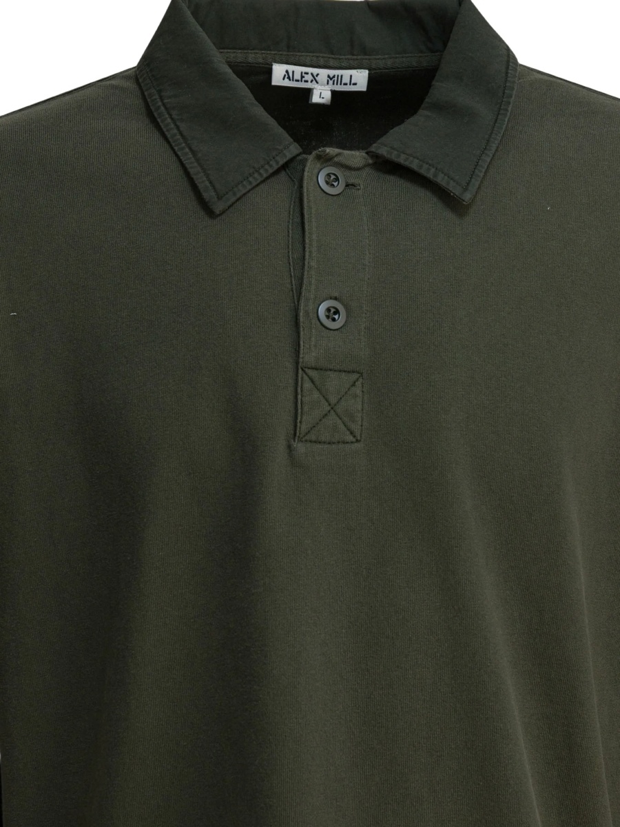 Tricou Polo Alex Mill verde - Img 3