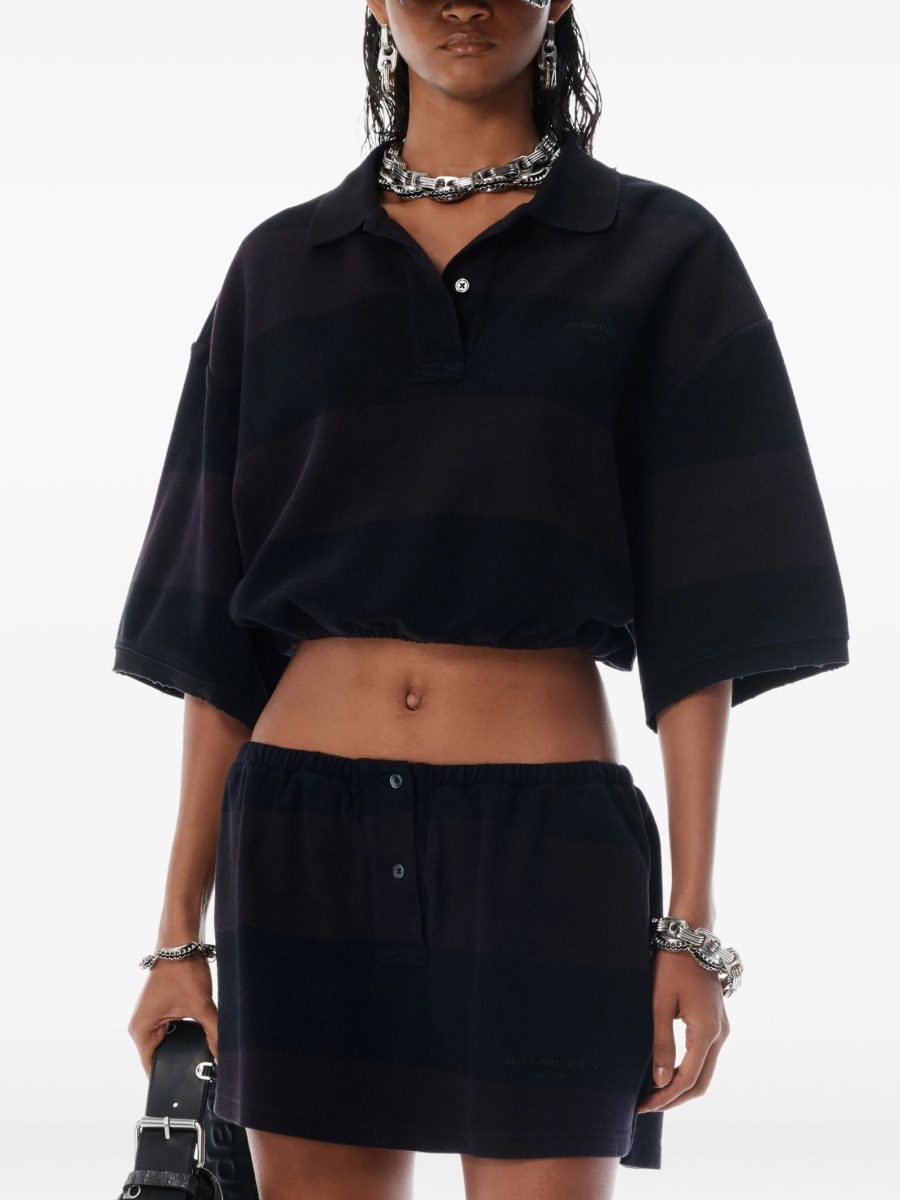 Tricou Polo Alexander Wang negru - Img 4