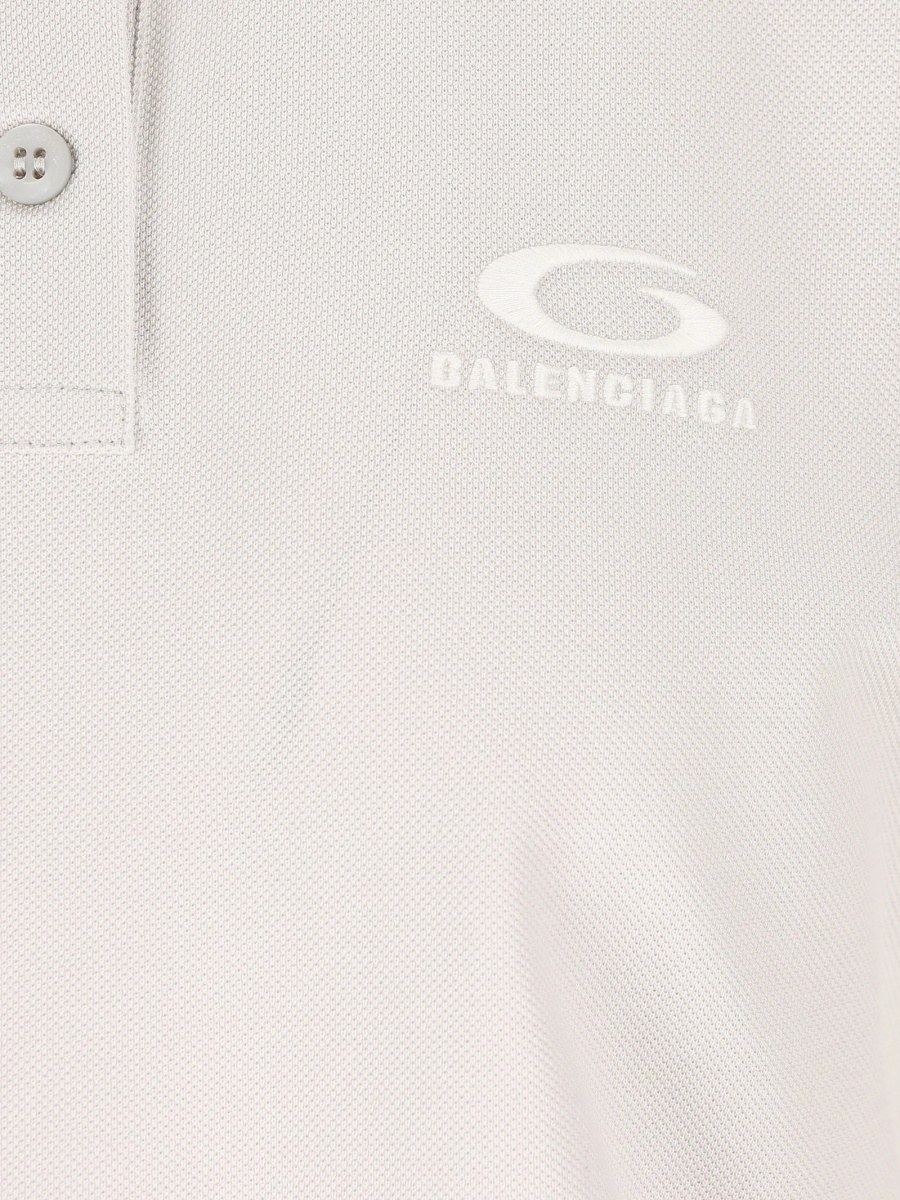 Tricou Polo Balenciaga neutru - Img 3