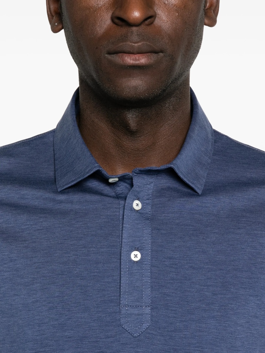 Tricou Polo Brunello Cucinelli albastru - Img 5