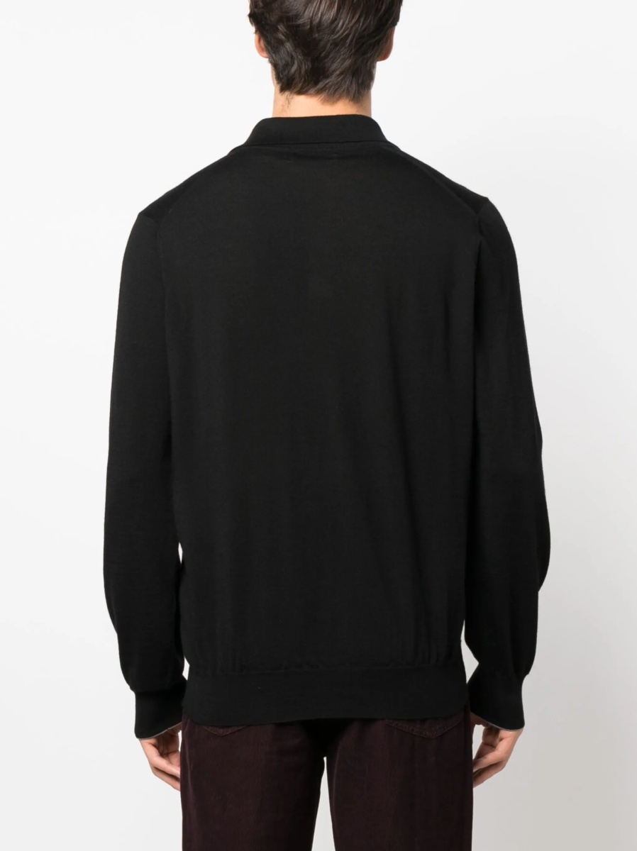 Tricou Polo Brunello Cucinelli negru - Img 4