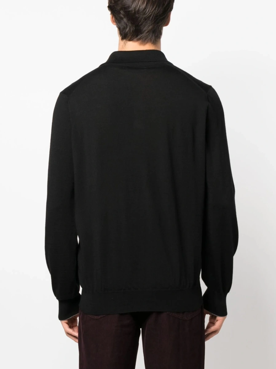 Tricou Polo Brunello Cucinelli negru - Img 4