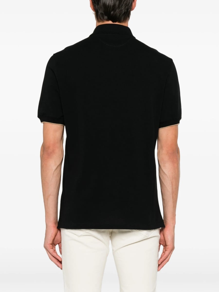 Tricou Polo Brunello Cucinelli negru - Img 4
