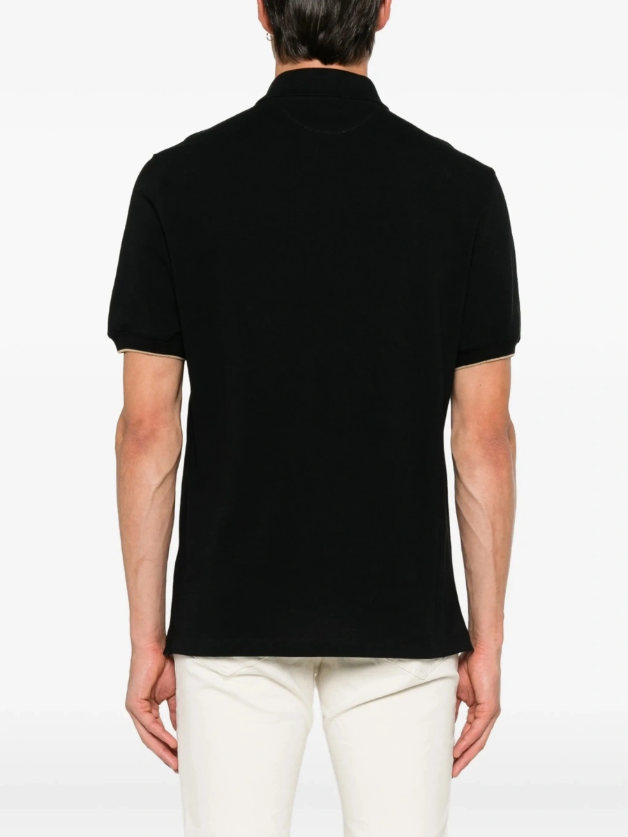 Tricou Polo Brunello Cucinelli negru - Img 4