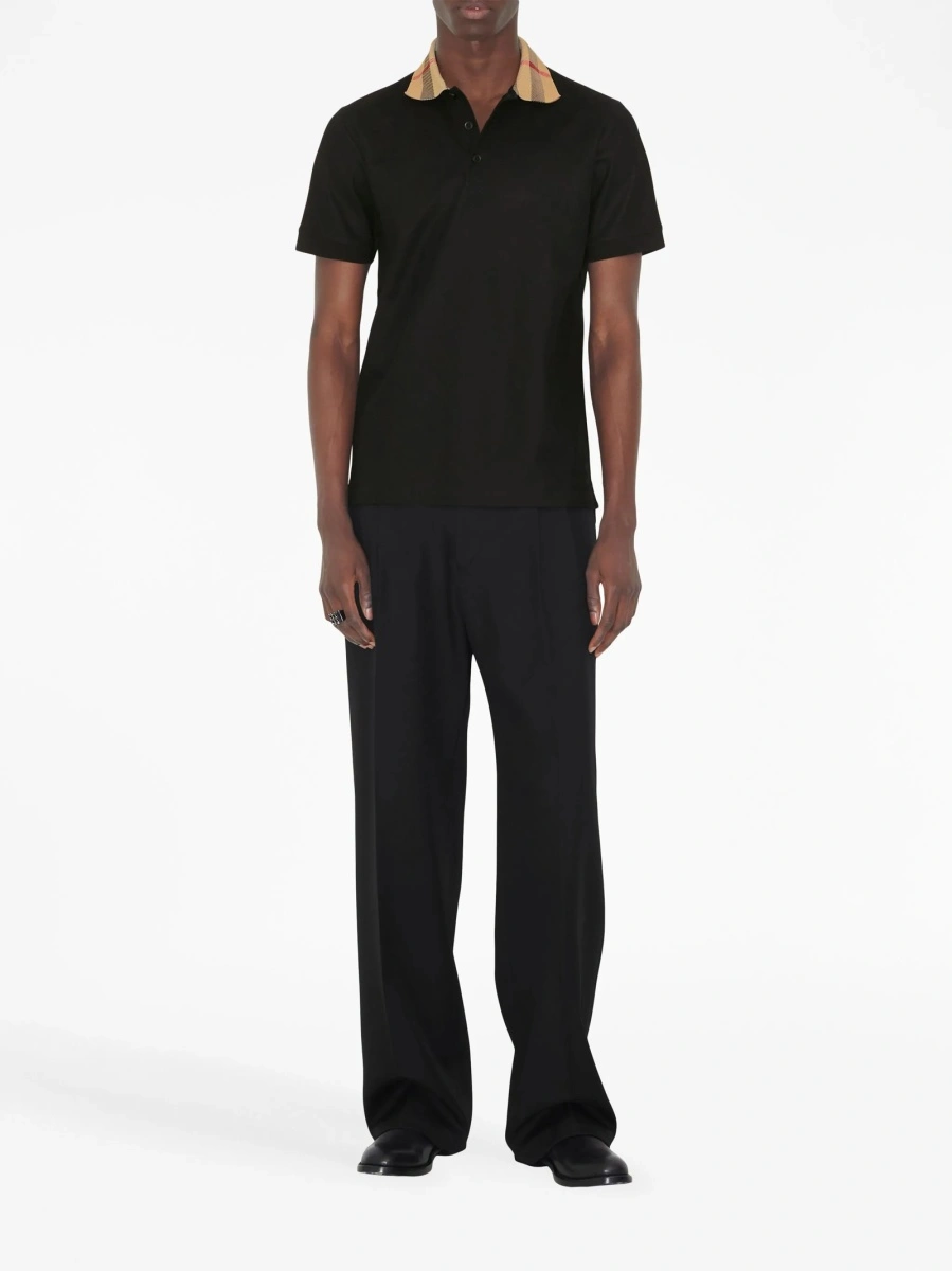 Tricou Polo Burberry negru - Img 2