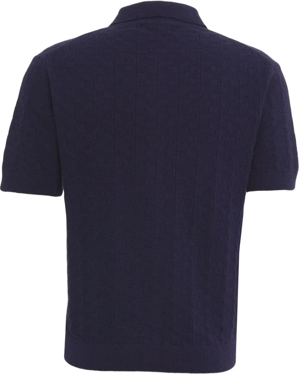 Tricou Polo Cable knit polo shirt - Img 3
