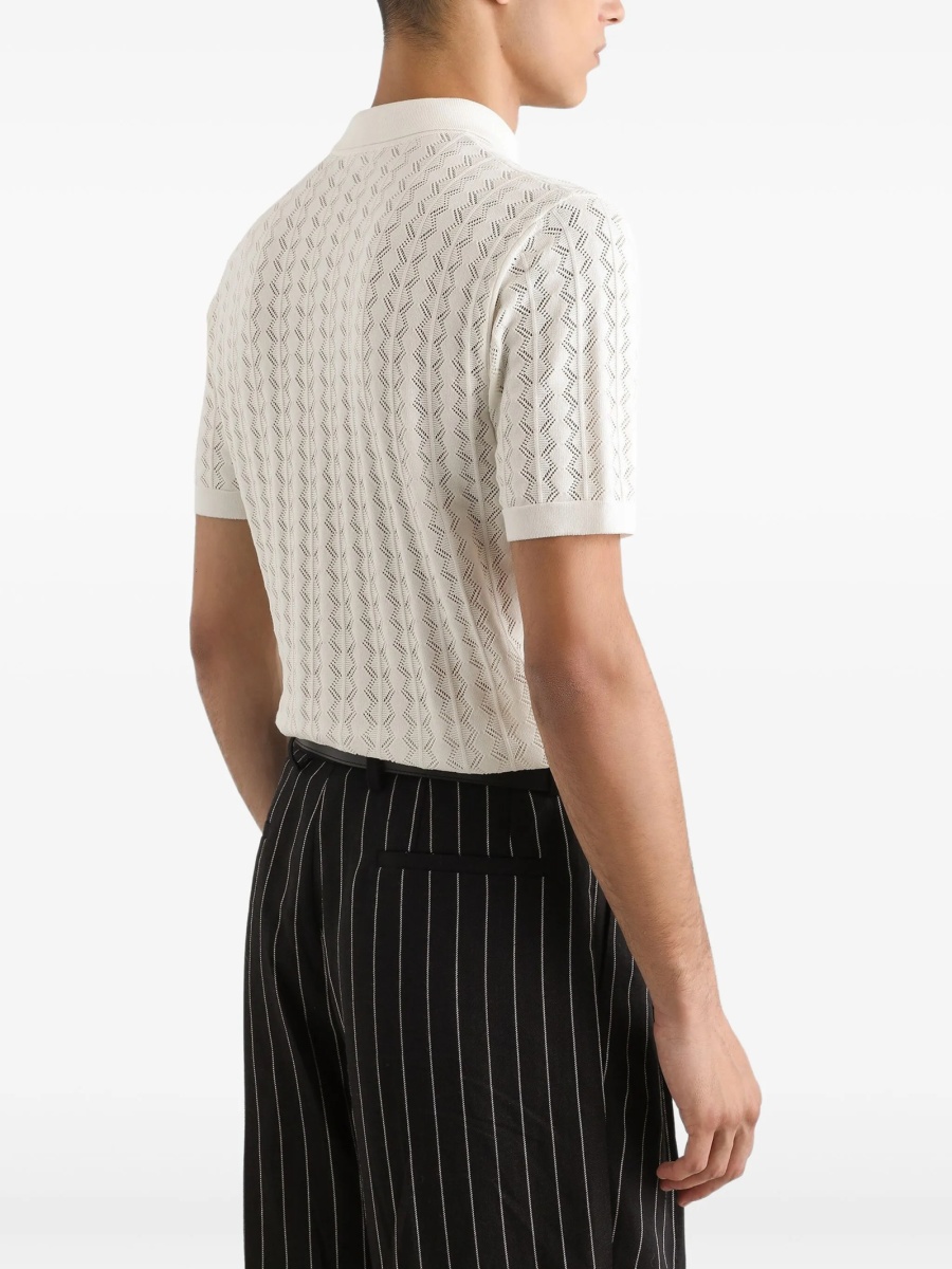 Tricou Polo Dolce &amp; Gabbana alb - Img 4