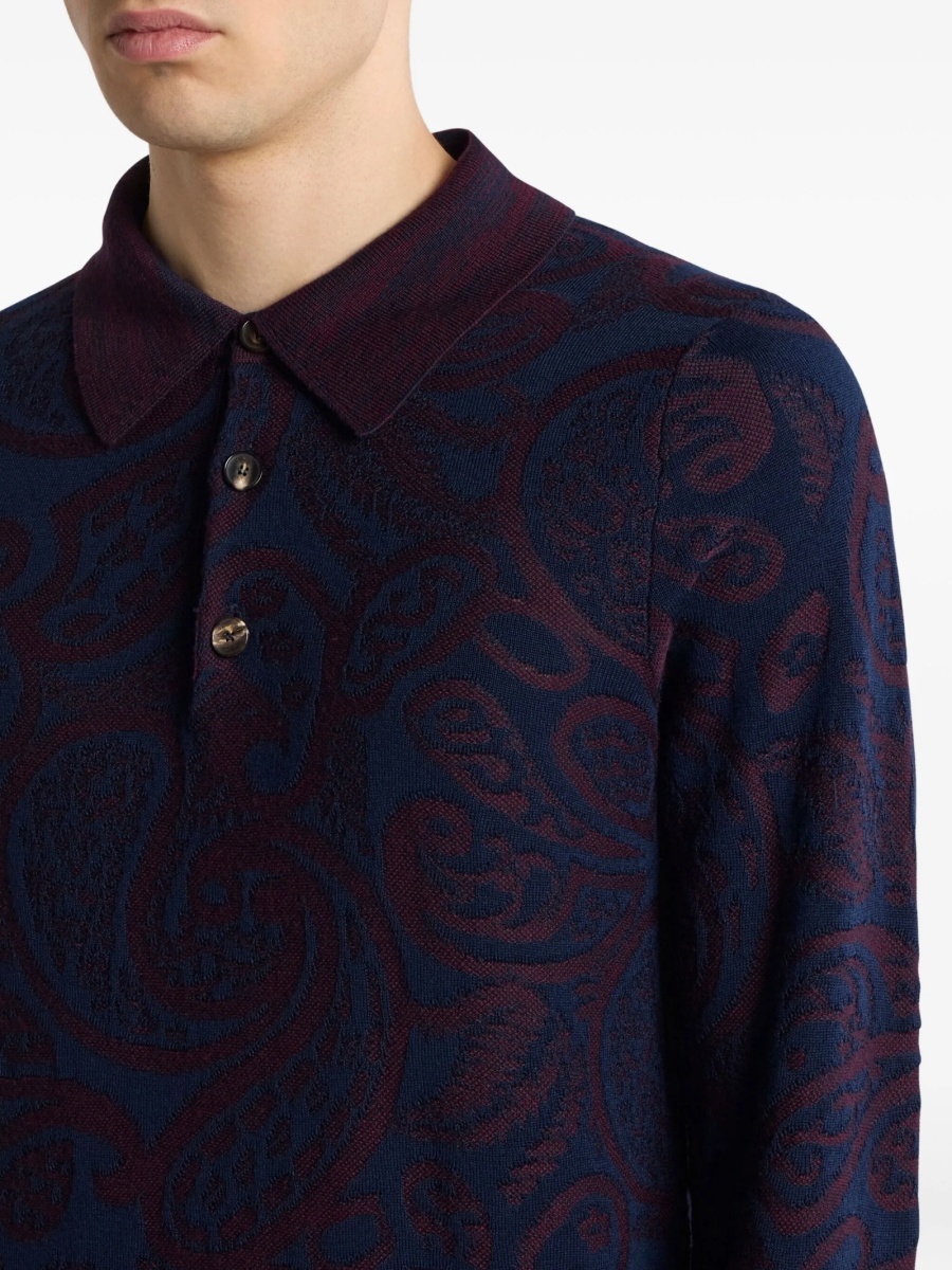 Tricou Polo ETRO negru - Img 4