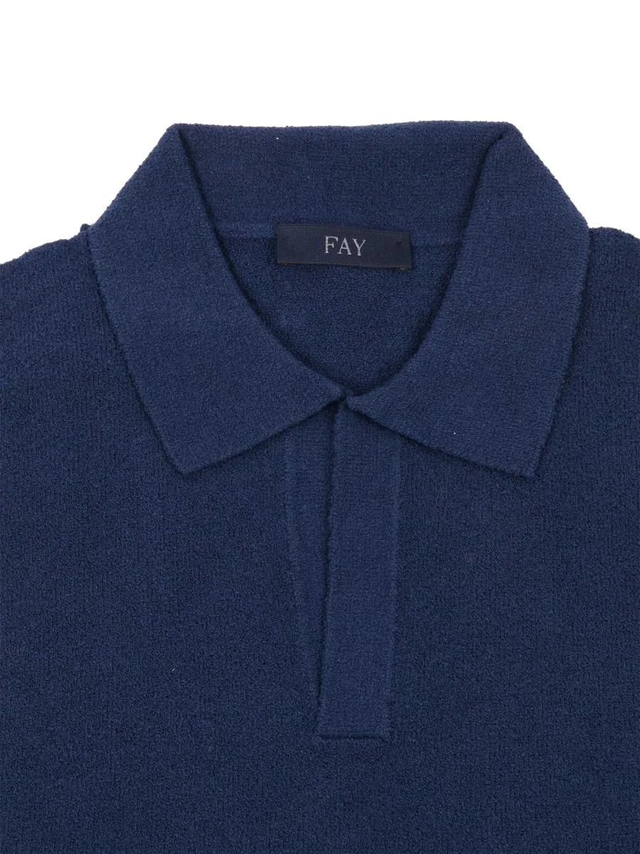 Tricou Polo Fay albastru - Img 3