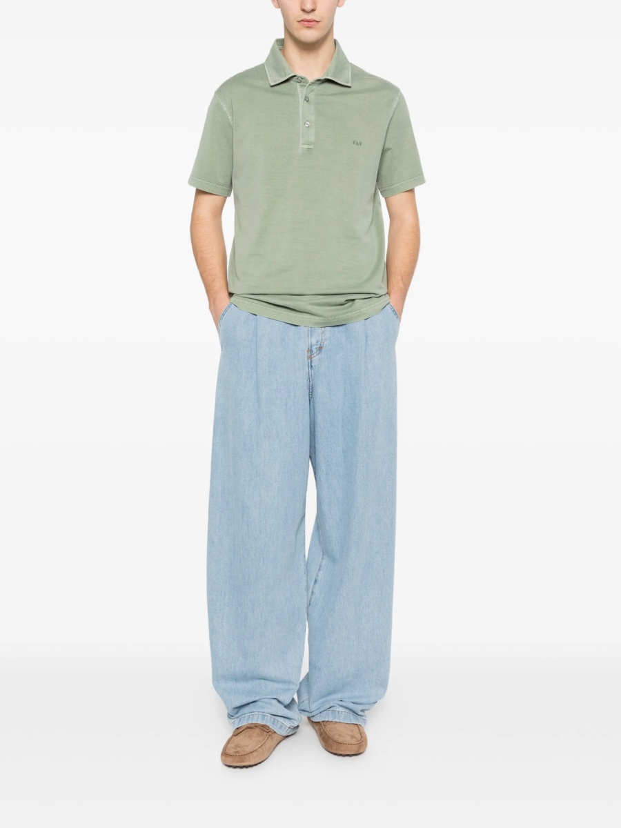 Tricou Polo Fay verde - Img 2