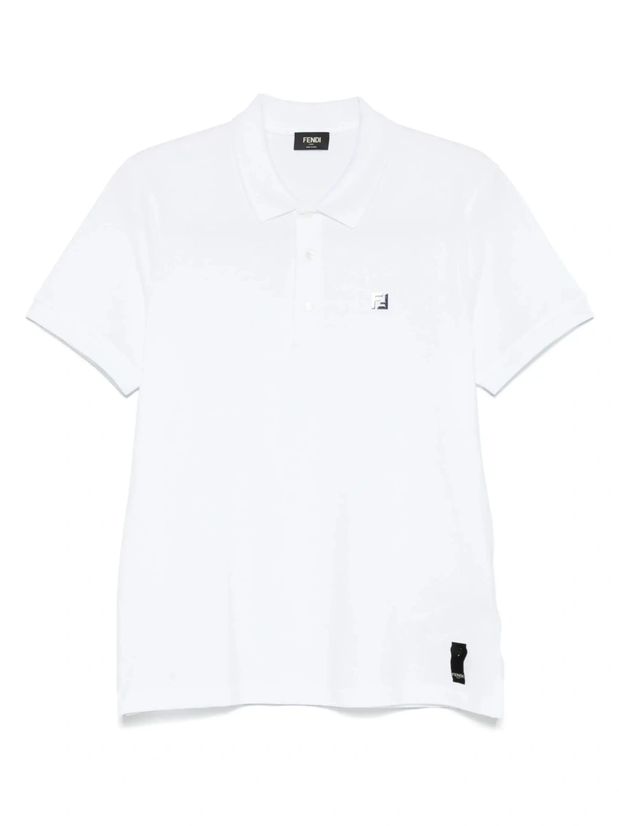 Tricou polo Fendi alb - Img 6