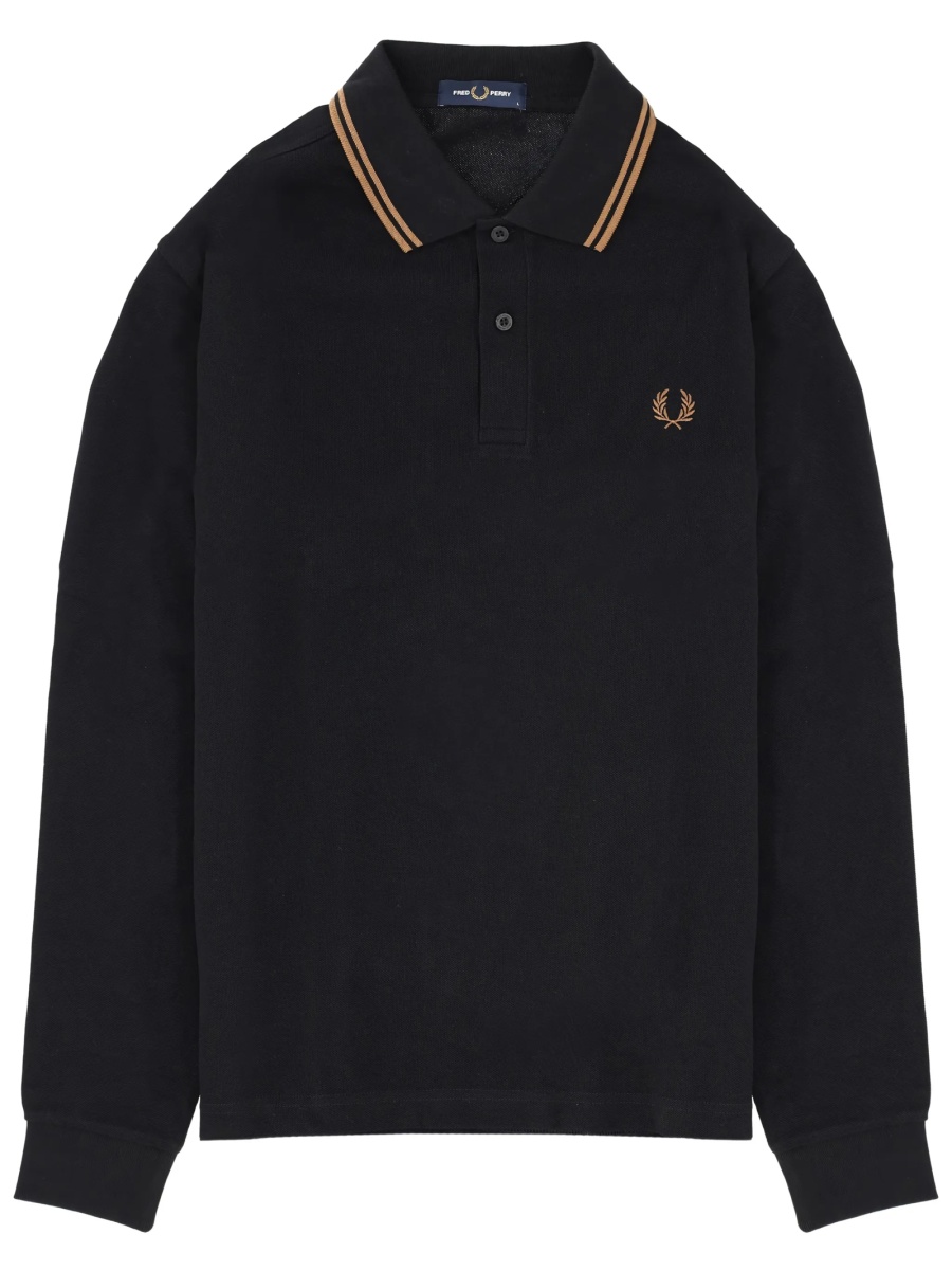 Tricou Polo Fred Perry negru - Img 2