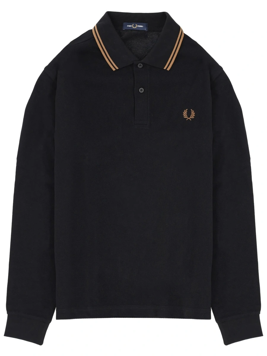 Tricou Polo Fred Perry negru - Img 2