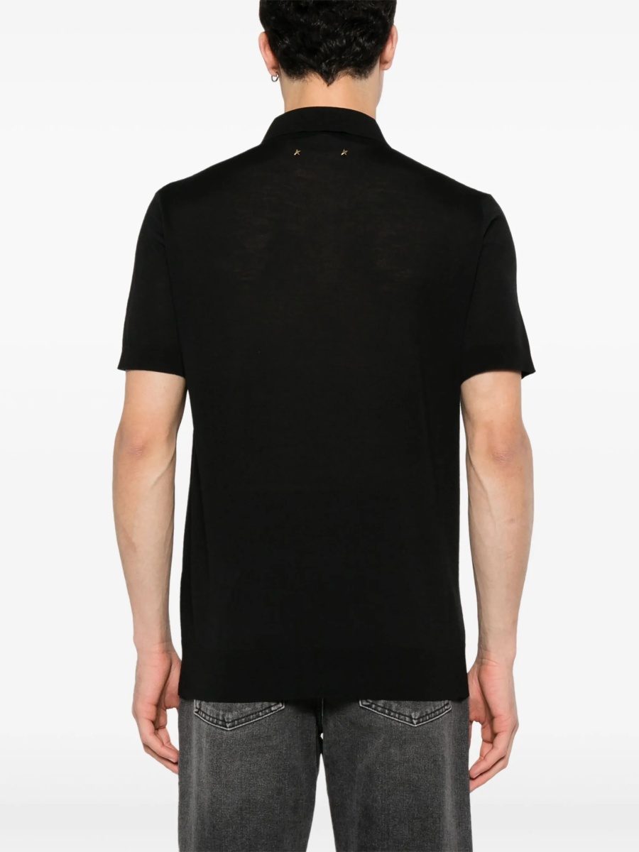 Tricou Polo Golden Goose negru - Img 4
