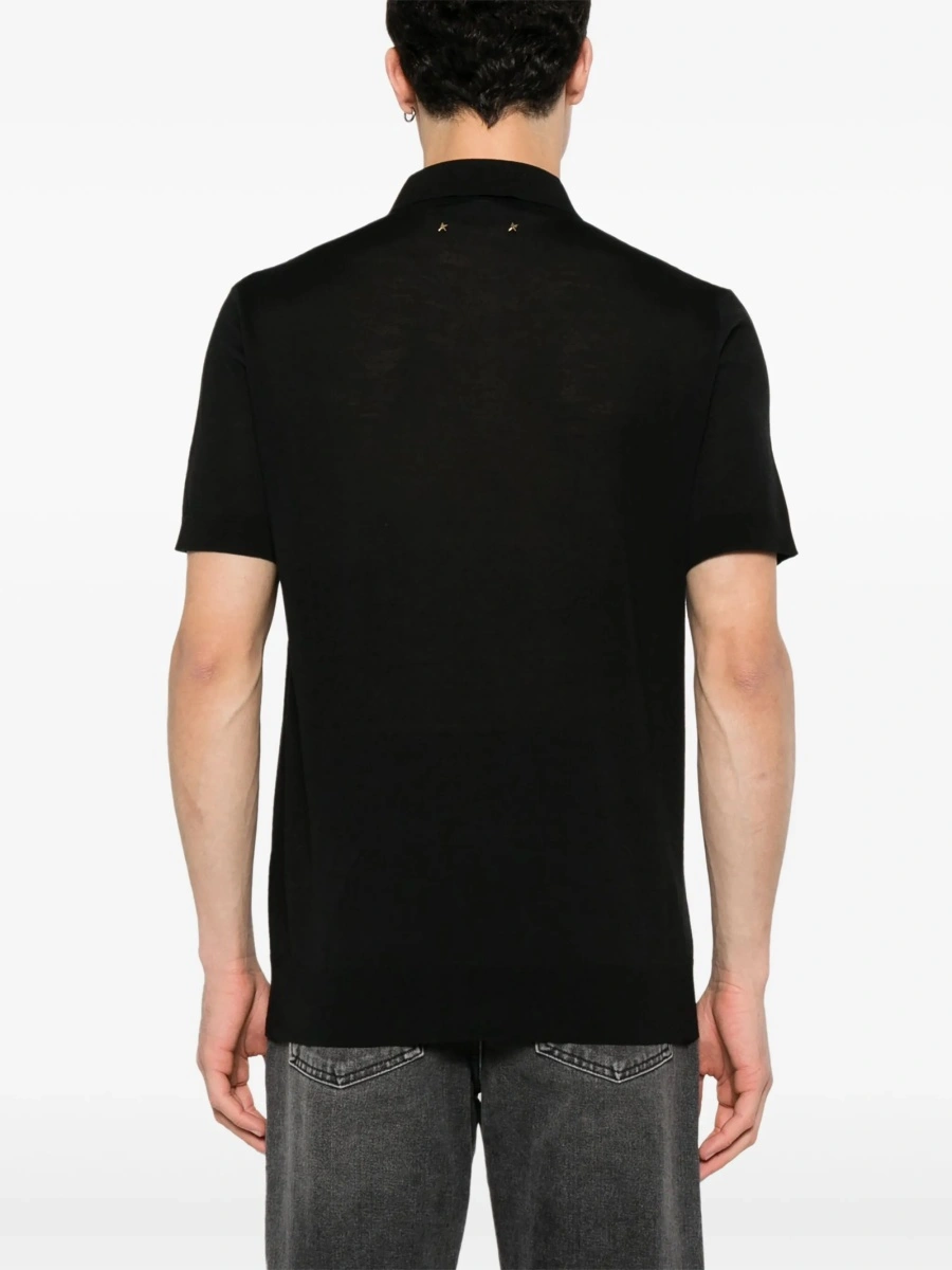 Tricou Polo Golden Goose negru - Img 4