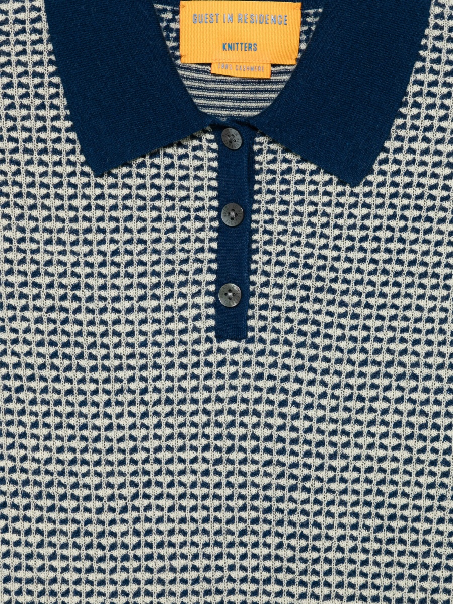 Tricou Polo GUEST IN RESIDENCE albastru - Img 3