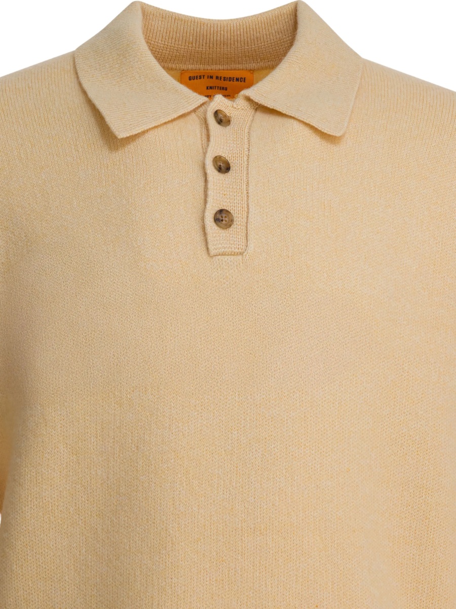 Tricou Polo GUEST IN RESIDENCE galben - Img 4