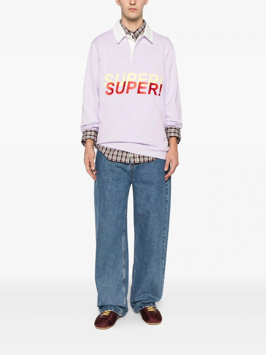 Tricou Polo JW Anderson violet - Img 2