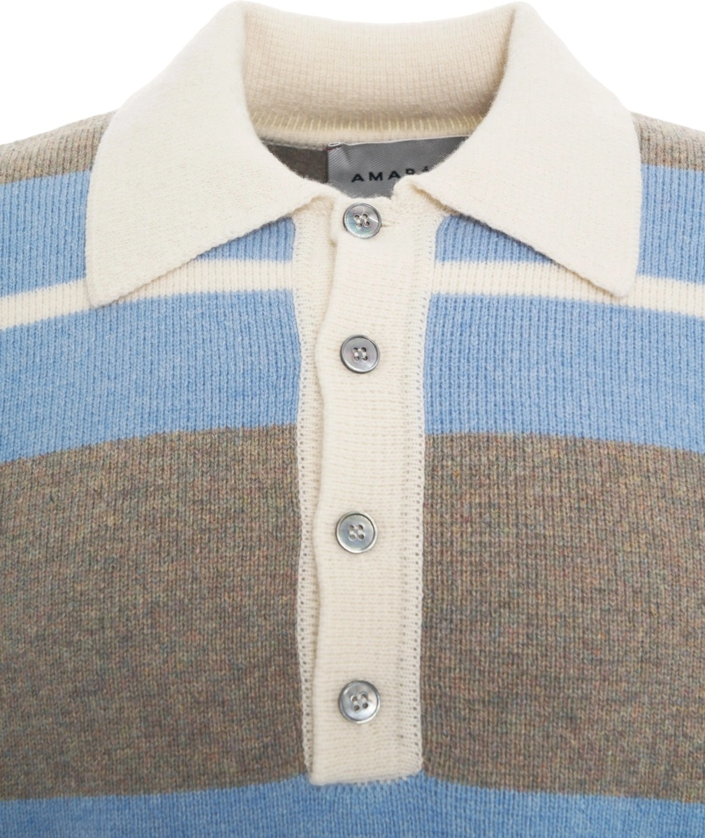Tricou Polo Knit polo in wool - Img 4
