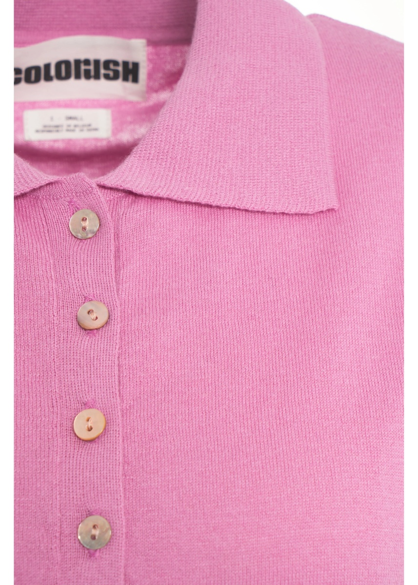 Tricou Polo Knit polo shirt 'Tamara' - Img 4