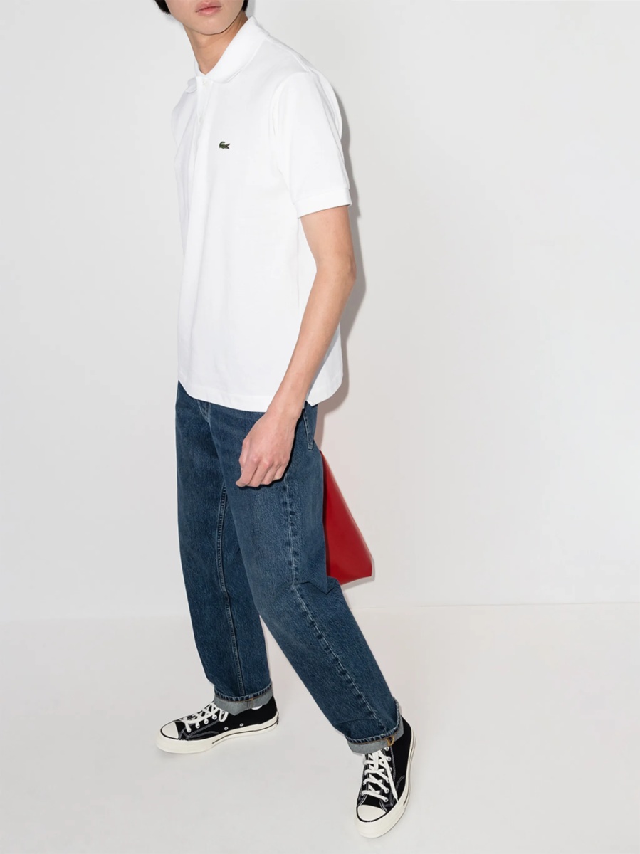 Tricou Polo Lacoste alb - Img 5