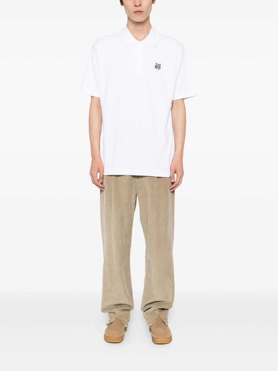 Tricou Polo MAISON KITSUNÉ alb - Img 2