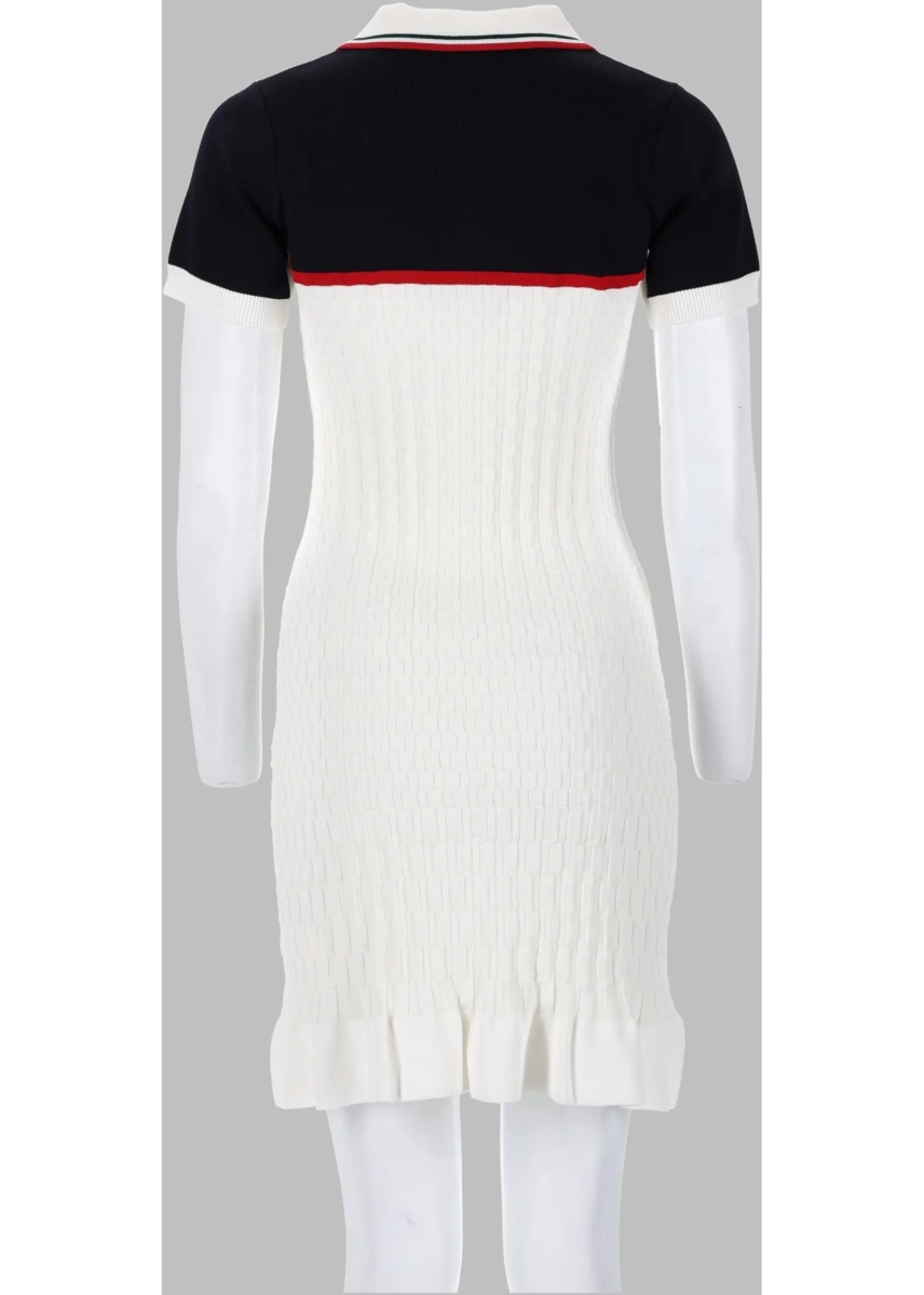 Tricou Polo Mini Abito Polo Da Tennis In Maglia - Img 2