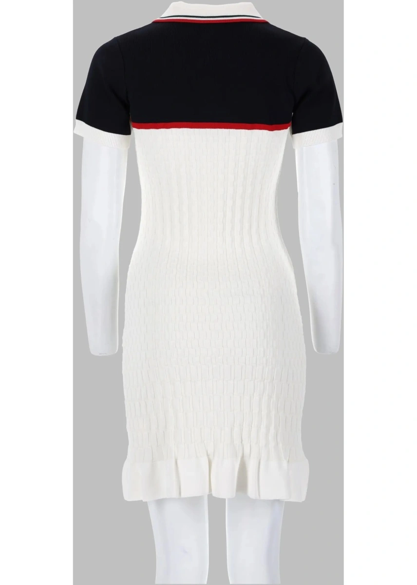 Tricou Polo Mini Abito Polo Da Tennis In Maglia - Img 2