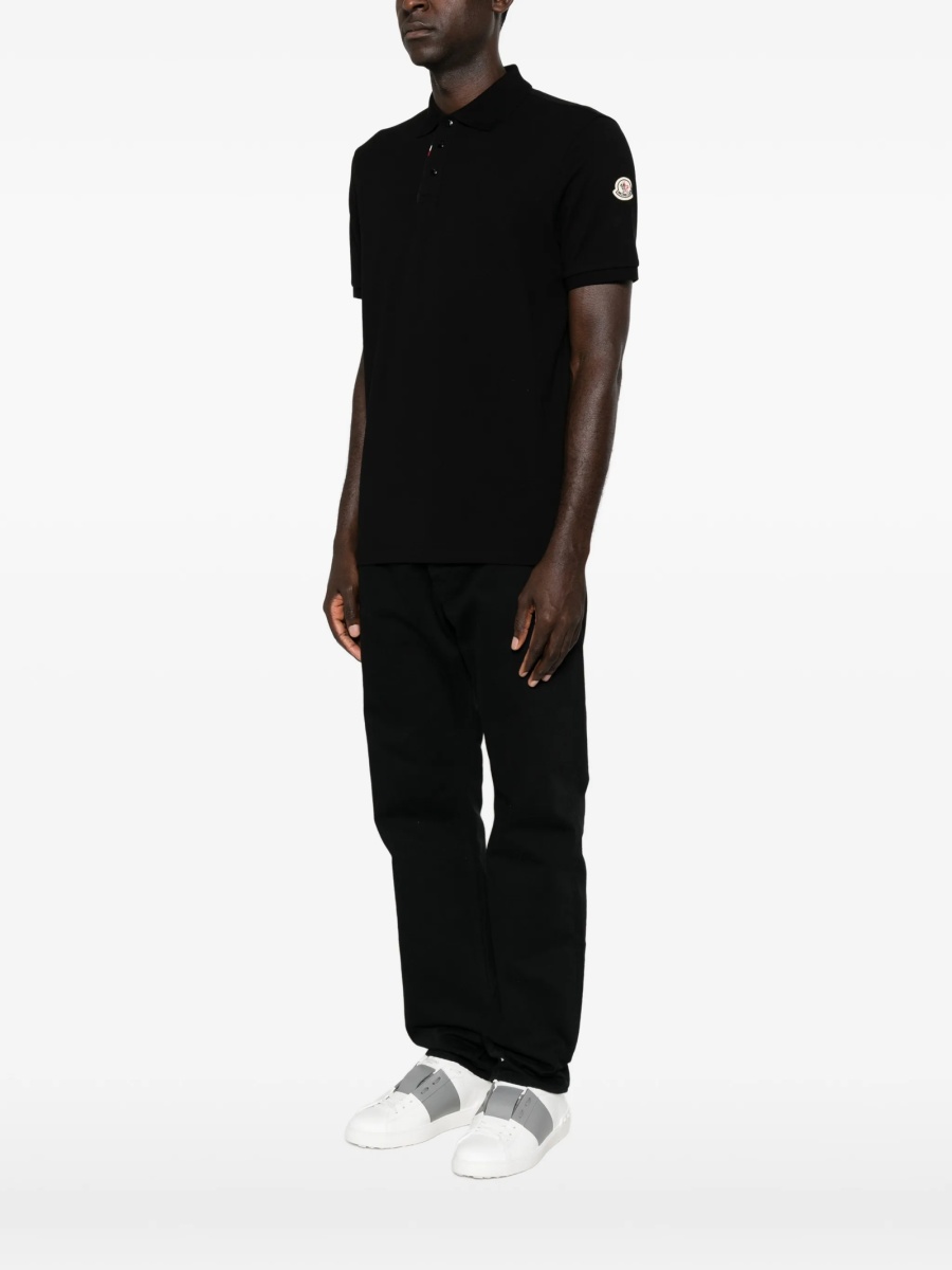 Tricou Polo Moncler negru - Img 3
