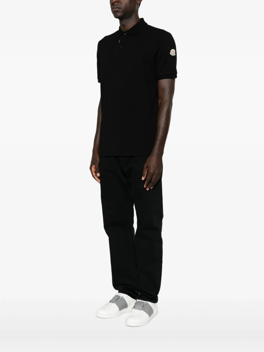 Tricou Polo Moncler negru - Img 3
