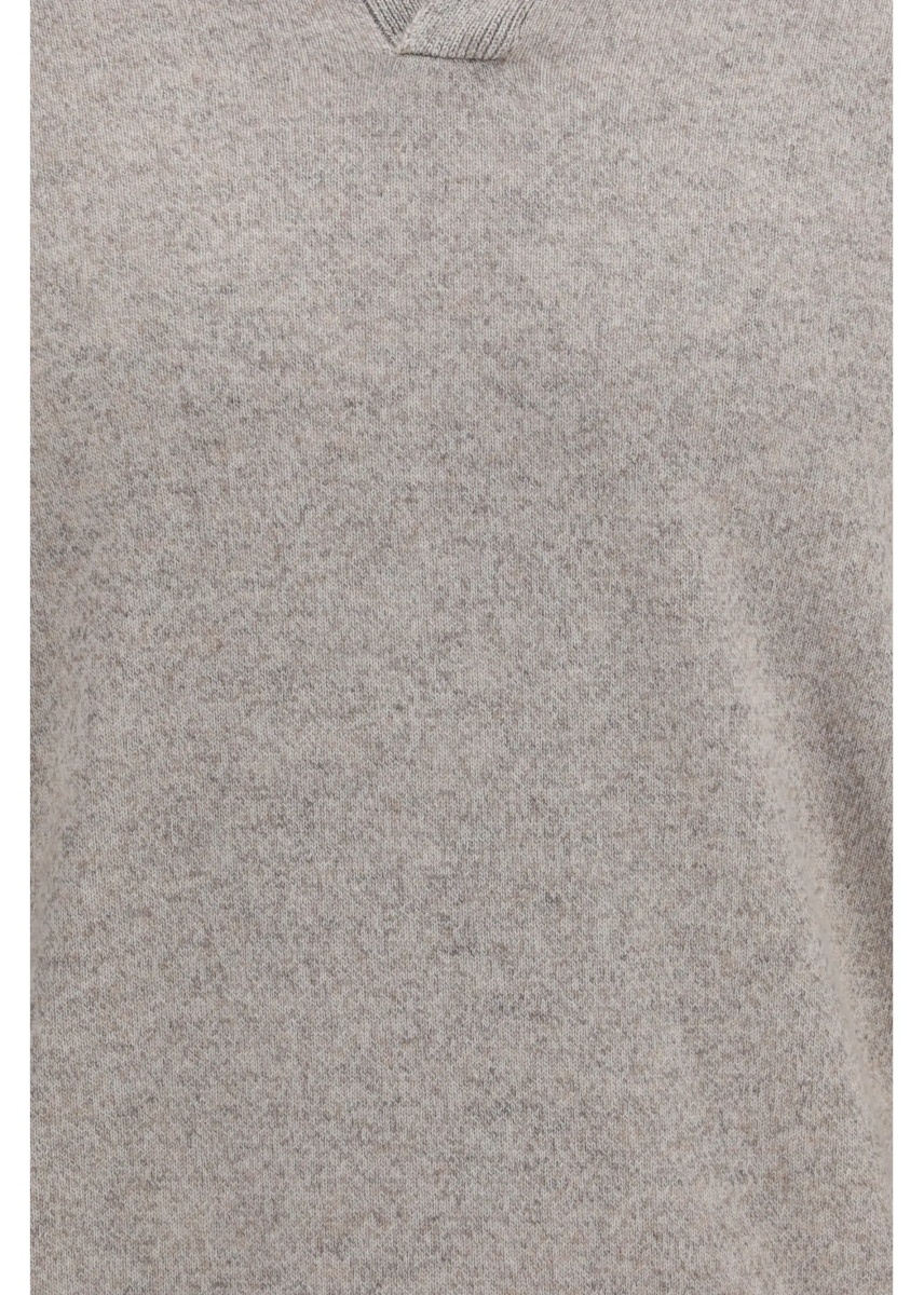 Tricou Polo Mouliné cashmere knit Polo - Img 3