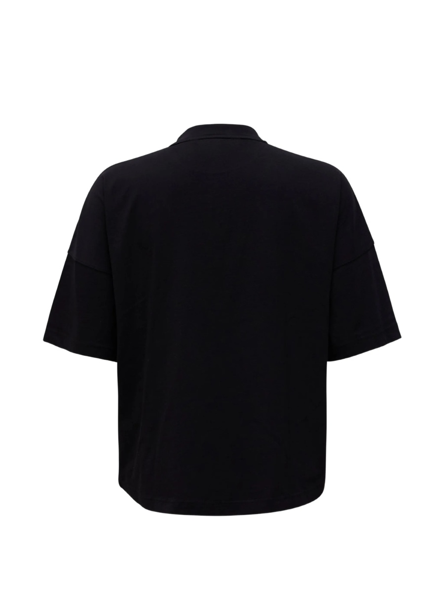 Tricou Polo Palm Angels Bear negru din bumbac - Img 2
