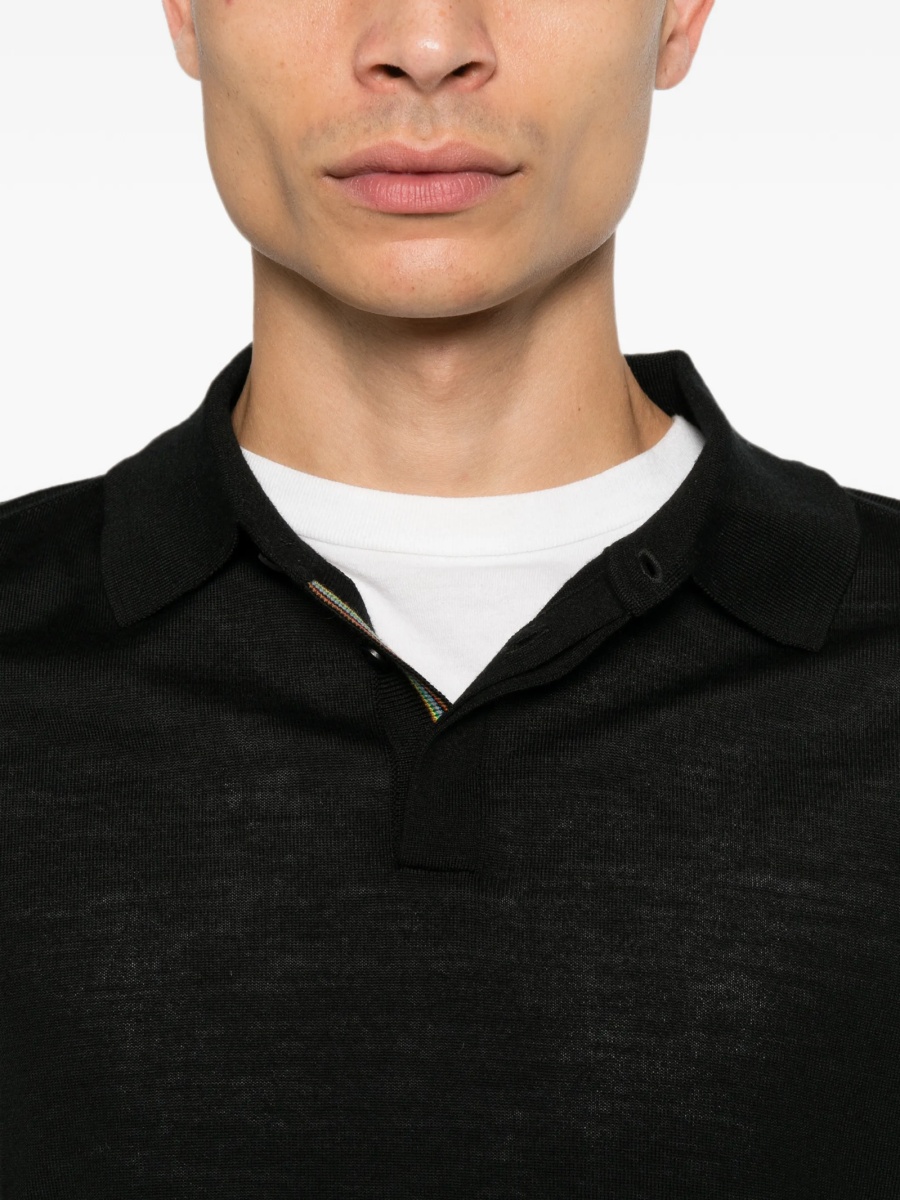Tricou Polo Paul Smith negru - Img 5