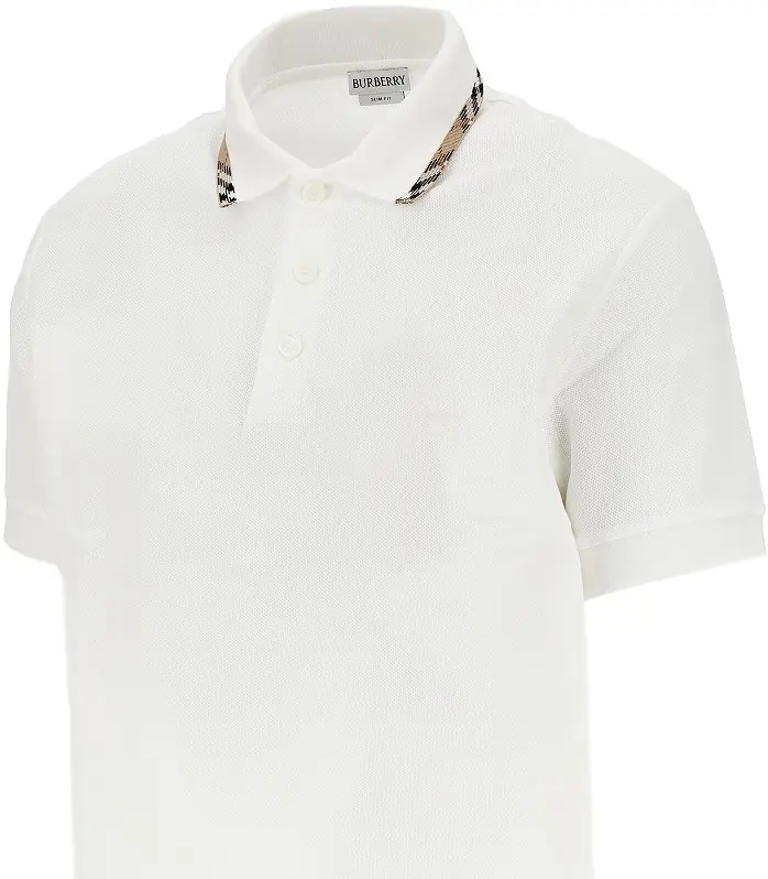 Tricou Polo Piquet polo shirt with Check trimmings - Img 2