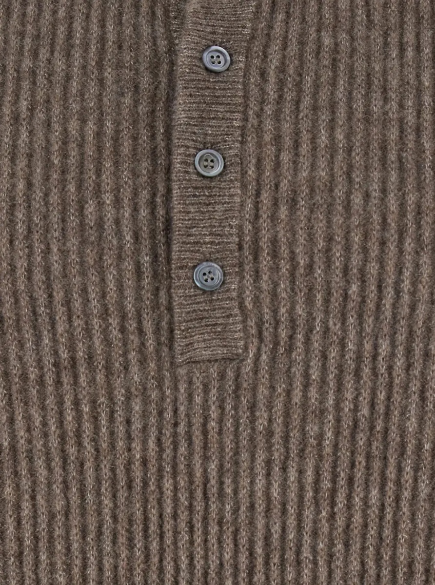Tricou Polo Polo Shirt with Brown Collar - Img 3