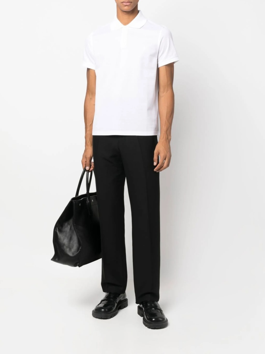 Tricou Polo Saint Laurent alb - Img 2