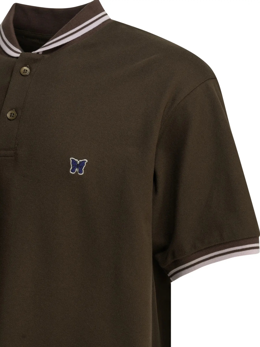 Tricou Polo "Shawl Collar" Polo shirt with buttons - Img 4