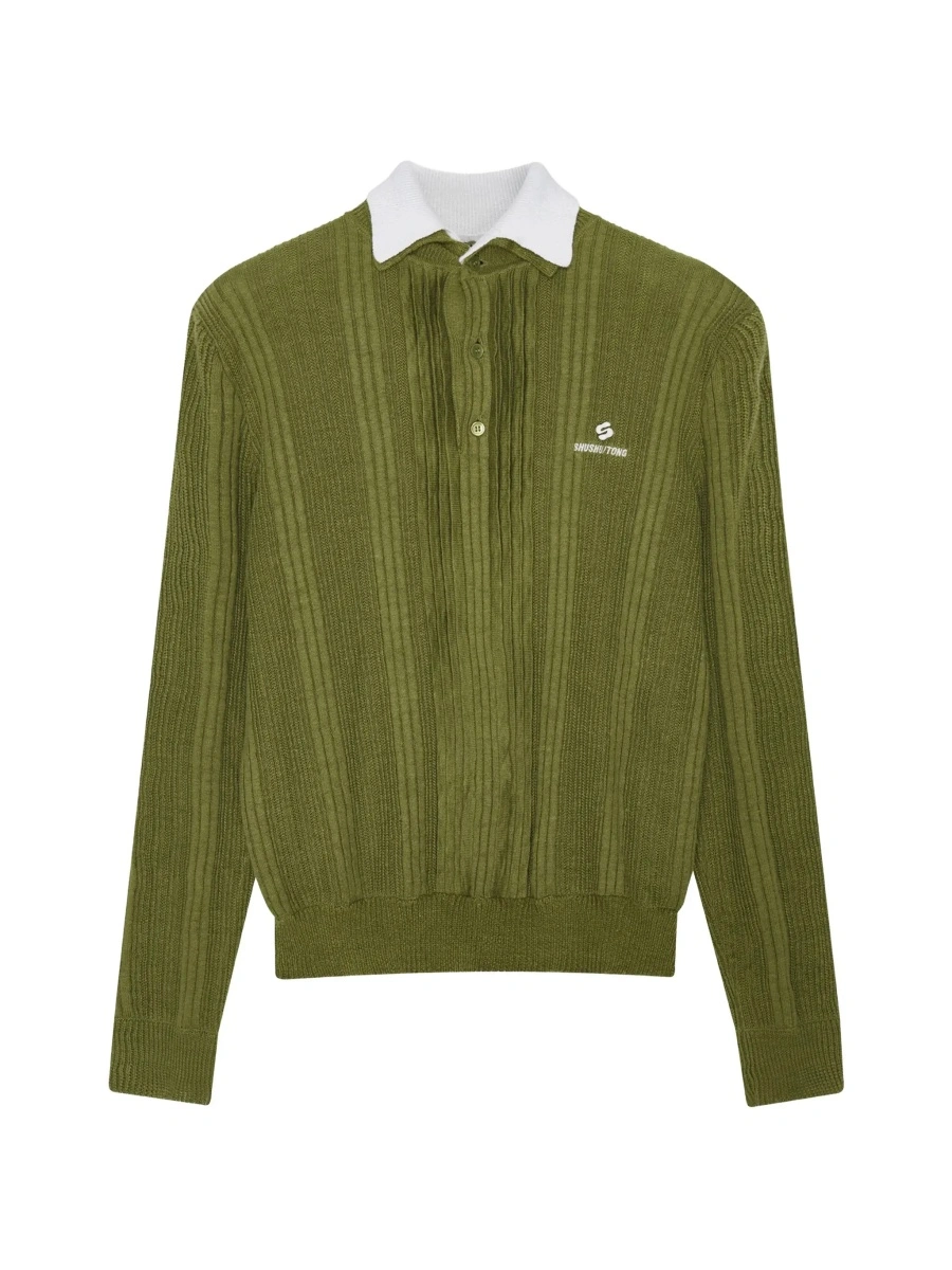 Tricou polo SHUSHU/TONG verde - Img 5