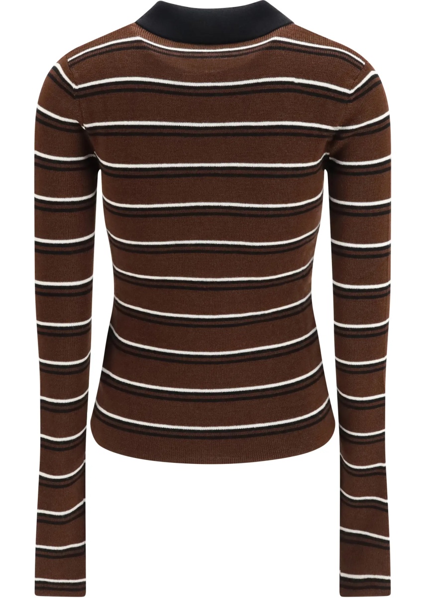 Tricou Polo Striped Merino Polo Shirt - Img 2
