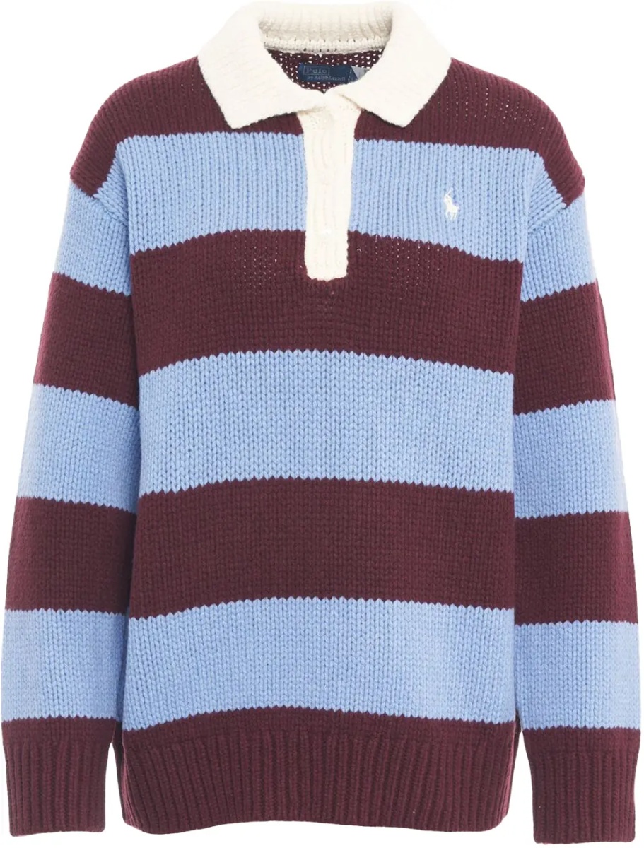 Tricou Polo Striped polo sweater - Img 2