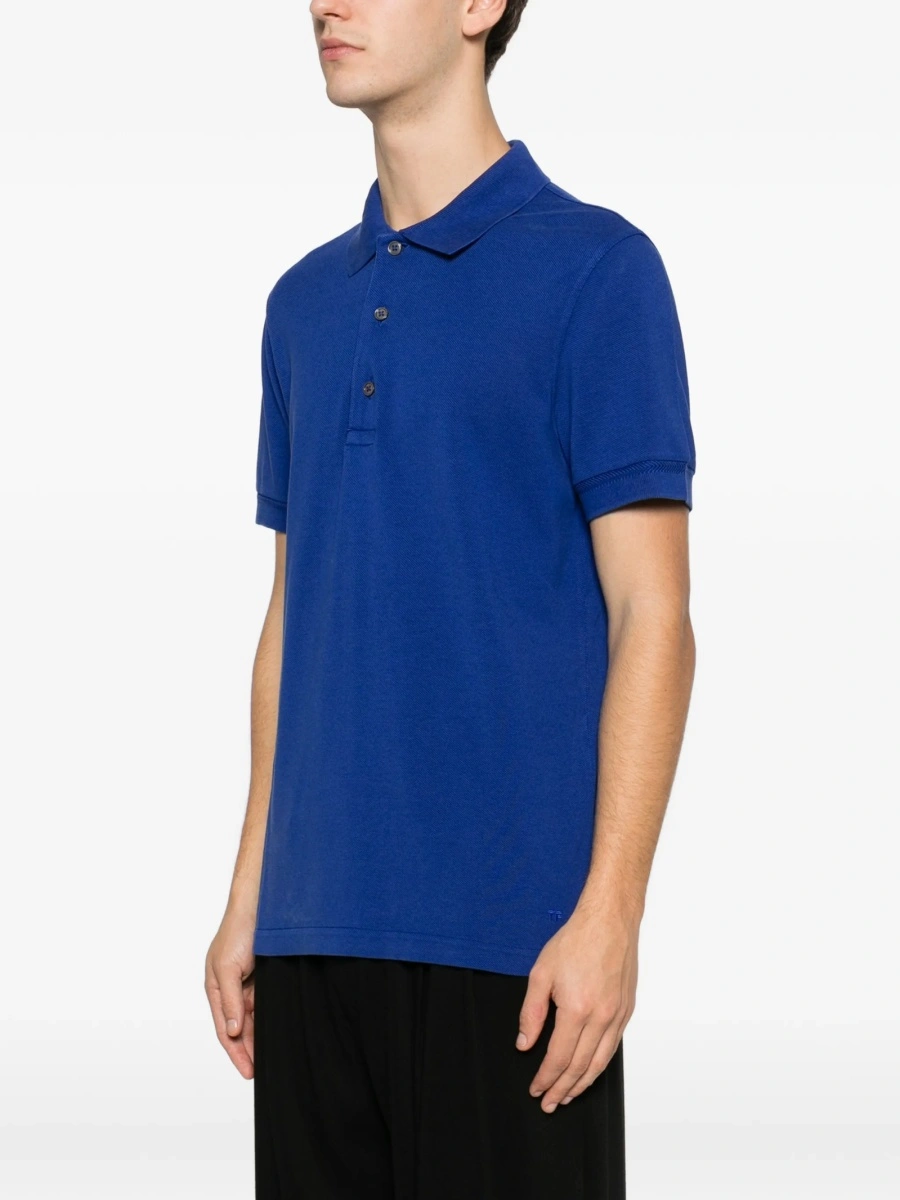Tricou Polo Tom Ford albastru - Img 4