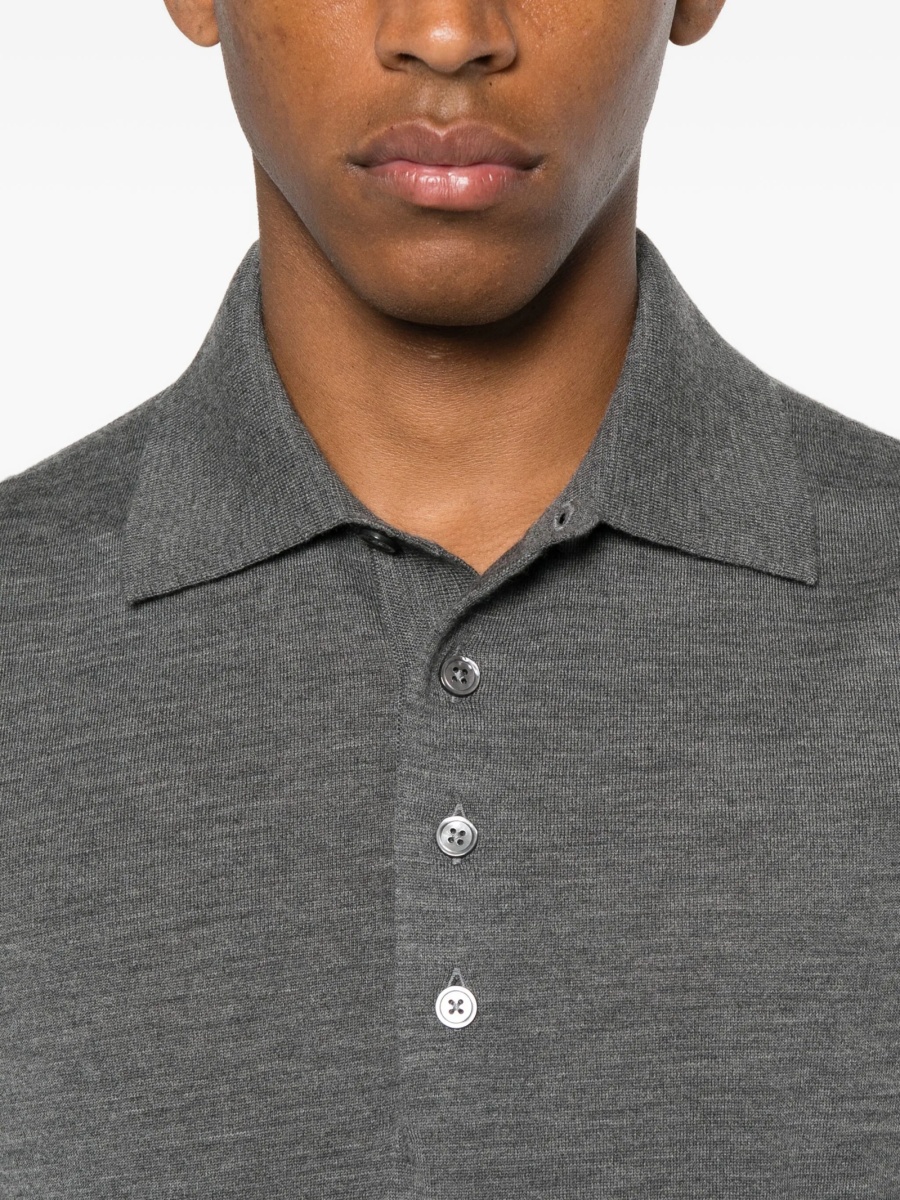 Tricou Polo Tom Ford gri - Img 4