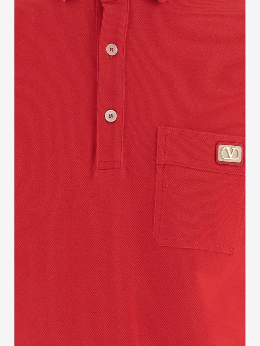 Tricou Polo Valentino Garavani rosu - Img 3