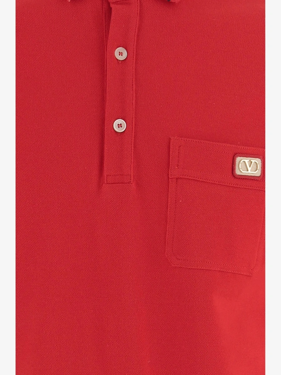 Tricou Polo Valentino Garavani rosu - Img 3