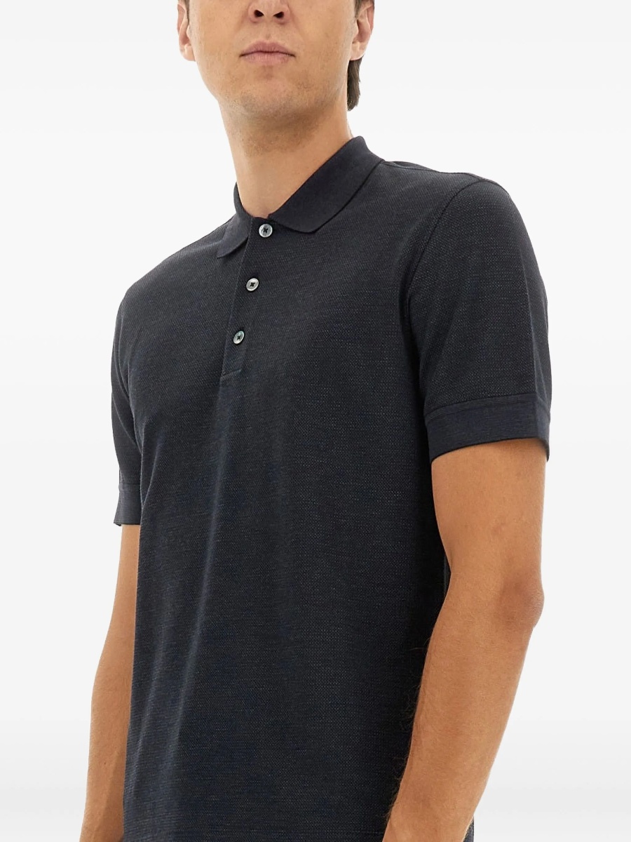 Tricou Polo ZEGNA gri - Img 3