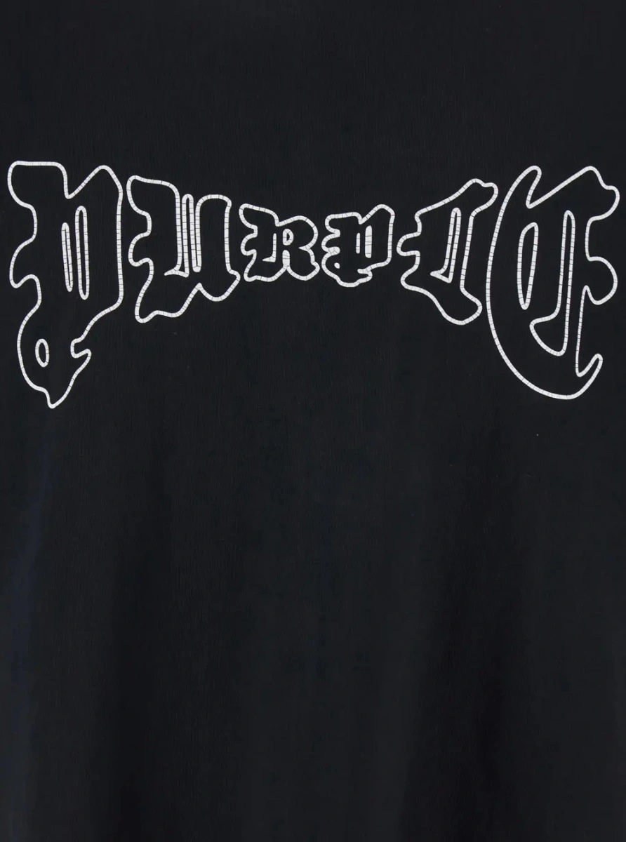 Tricou PURPLE BRAND negru din bumbac - Img 3