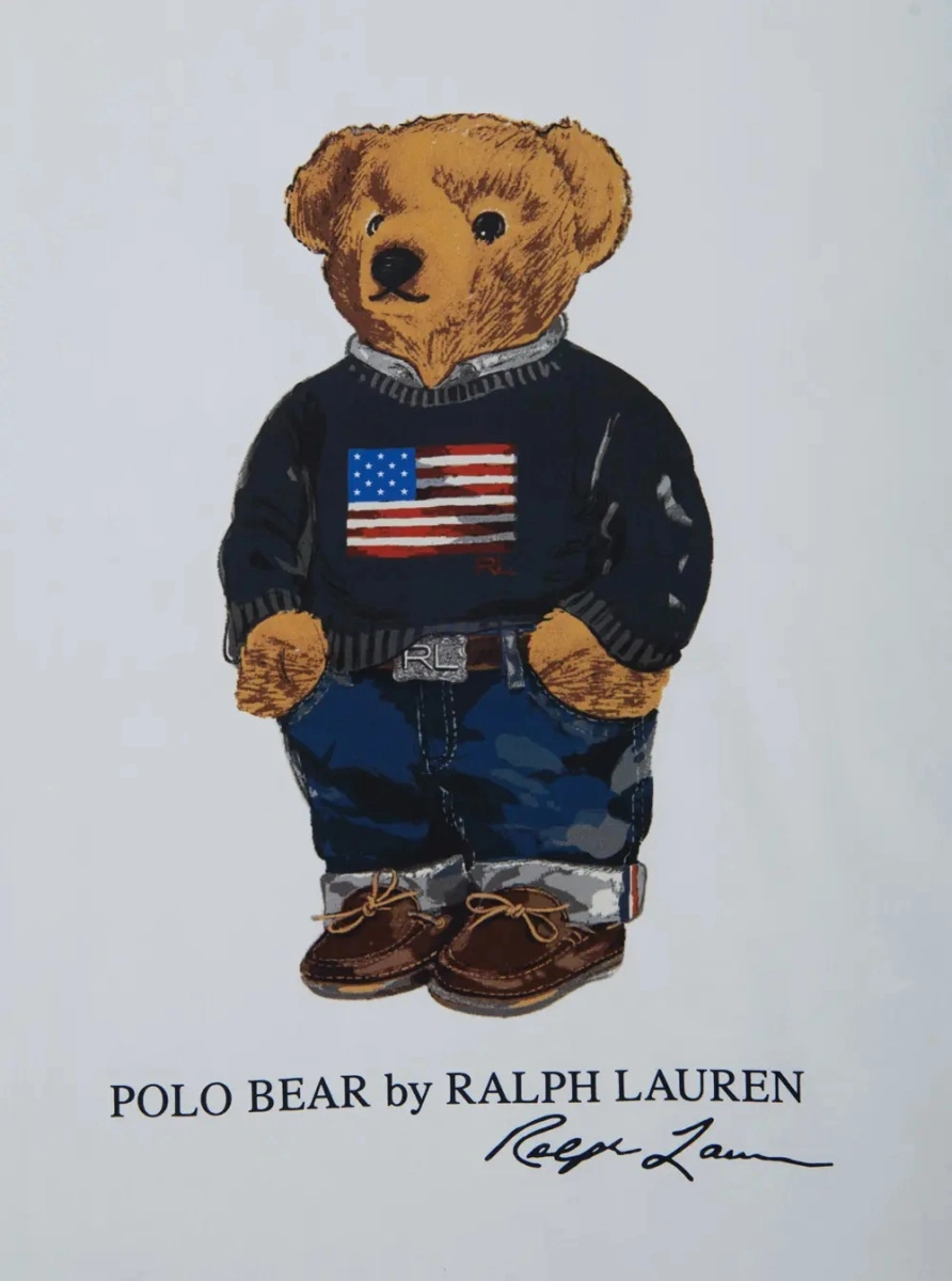 Tricou Ralph Lauren alb din bumbac - Img 3