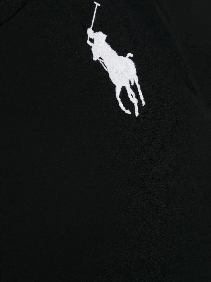 Tricou Ralph Lauren negru din bumbac - Img 4