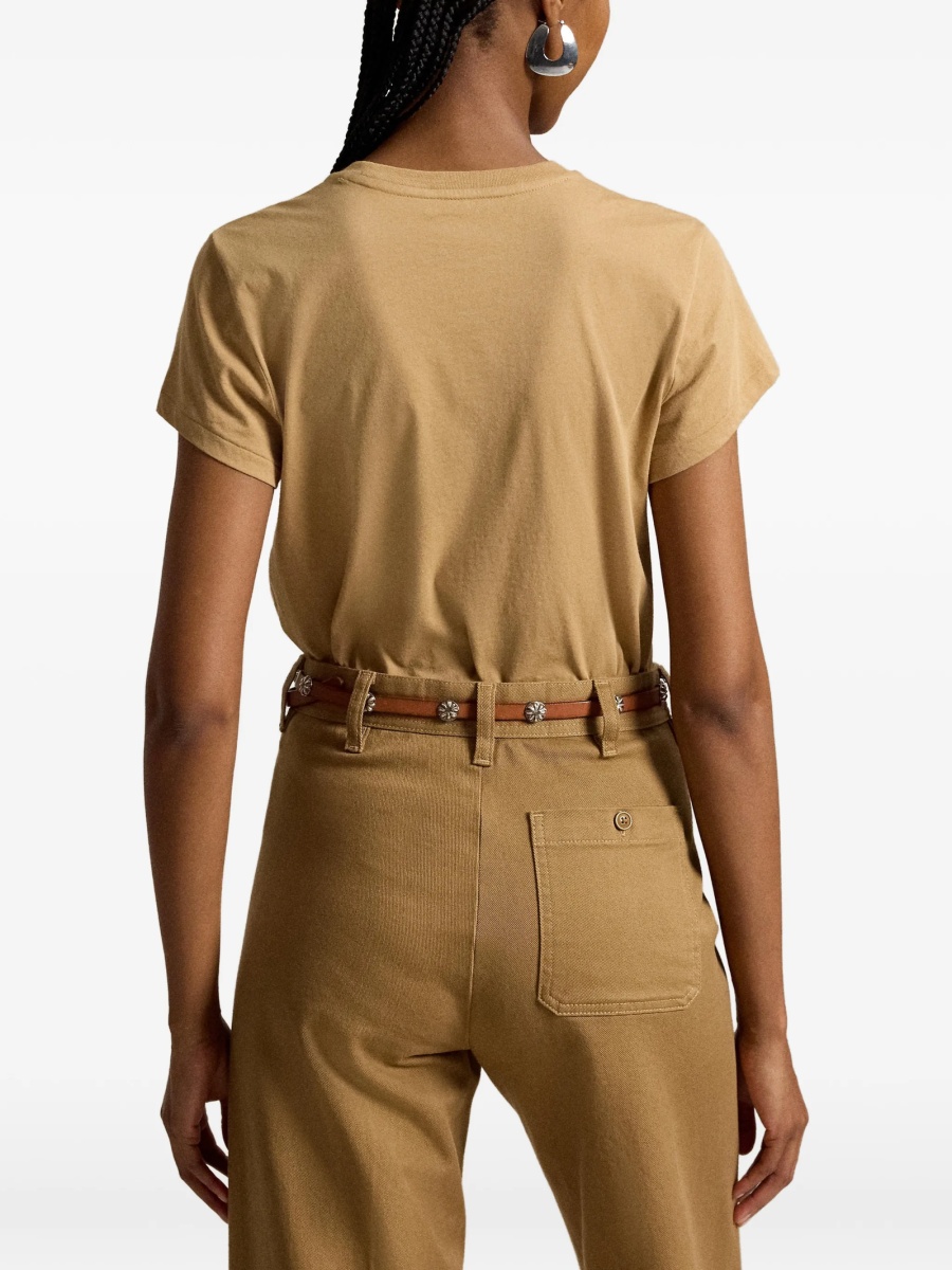 Tricou Ralph Lauren neutru - Img 4